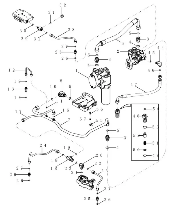 450509A1 - Трубка гидравл. TGT8/Mg.
