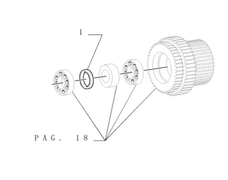 5167116 - Шайба 10,2мм толщ. вала муфт скор. КПП TMT7/MXMPm, T6090